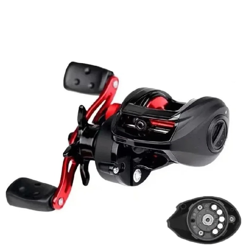 Baitcasting Reel - Original Black Max3 Links-Rechts Baitcasting-Angelrolle 6.4:1