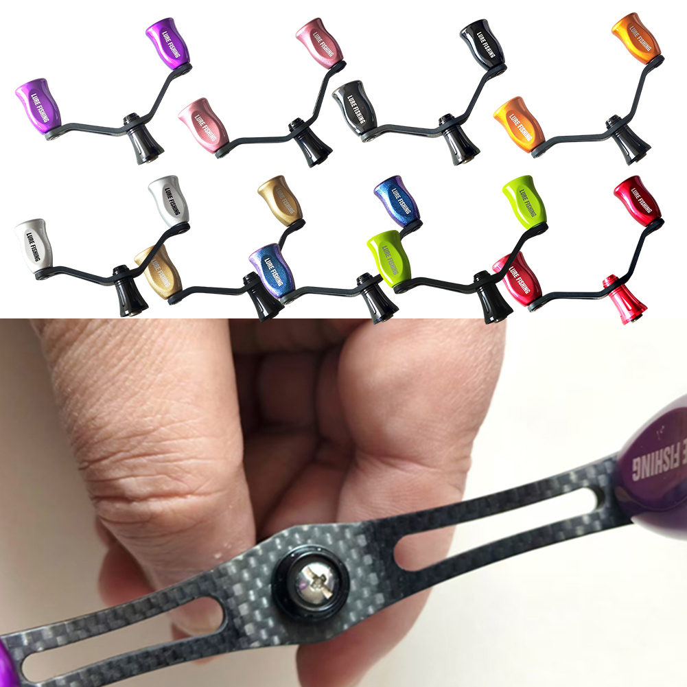 Conventional Reel - Carbon-Angelrolle mit Doppel-Rockerarm-Griff, Modifiziertes Zubehör für